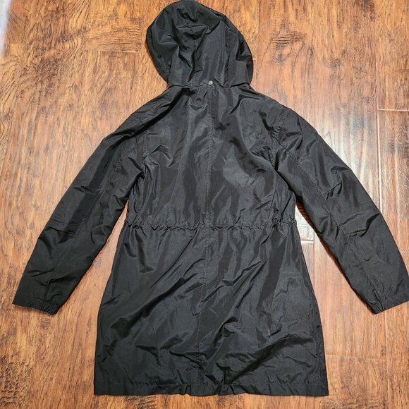 Knee-length hooded rain jacket - Picture 2 of 5